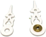 Cuckoo Clock Hands White Acrylic per Pair 27mm to 85mm