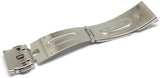 Watch Strap Clasp 3 Fold Sprung Release Stainless Steel Size 10mm to 22mm