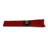 Rubber Watch Strap for Rolex GMT Oyster & Omega SeaMaster Red 20mm