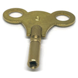 Traditional Brass Clock Key Metric Sizes 2mm to 6mm