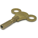 Traditional Brass Clock Key Metric Sizes 2mm to 6mm