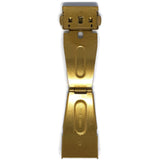 Watch Strap Clasp 3 Fold Sprung Release Gold Plated