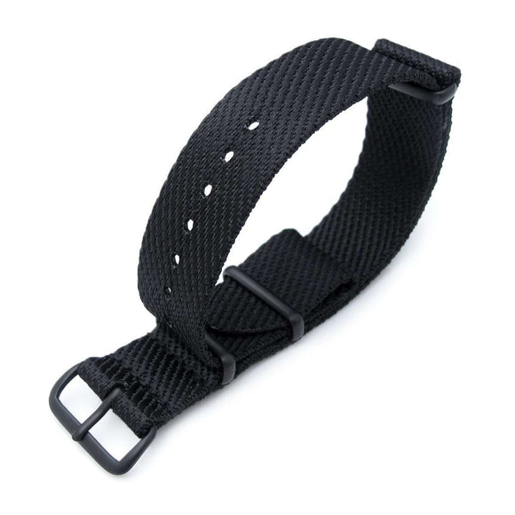 Strapcode N.A.T.O Watch Strap MiLTAT 20mm G10 Military NATO Watch Strap, Waffle Nylon Armband, PVD - White