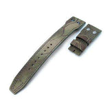 Strapcode Fabric Watch Strap 22mm MiLTAT Ninja Turtle Camo Nylon IWC Big Pilot replacement Strap, Rivet Lug