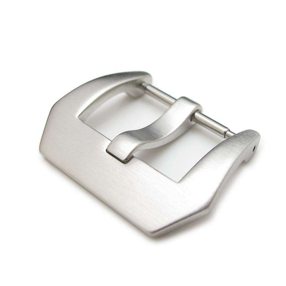 20mm, 22mm High Quality 316L Stainless Steel Spring Bar type Tongue Buckle, Brushed finish