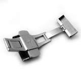 20mm, 22mm, 24mm Deployment Buckle / Clasp, Polished Stainless Steel with Release Button