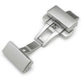 20mm, 22mm Deployment Buckle / Clasp, Sandblast Stainless Steel with Release Button