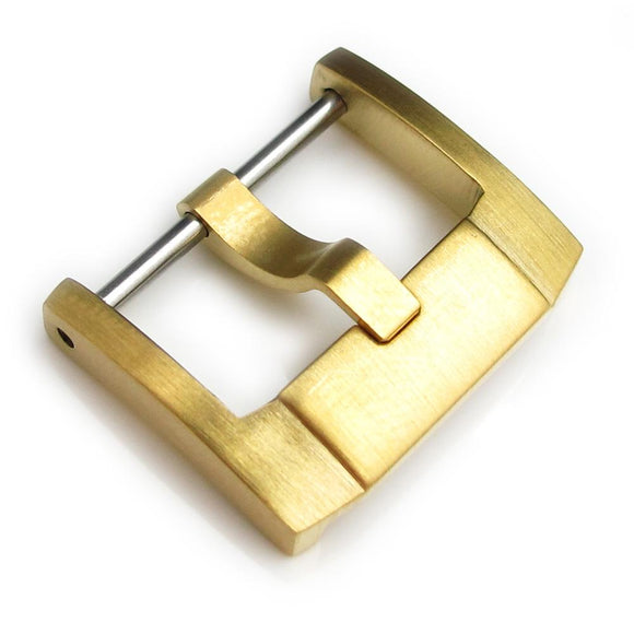18mm, 20mm, 22mm Top Quality Stainless Steel 316L Screw-in Buckle IWC Style, IP Gold