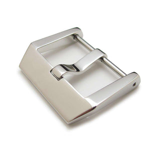 24mm High Quality 316L Stainless Steel Screw type 4mm Tongue Buckle, Brushed finish