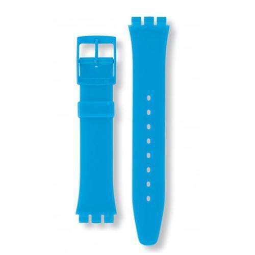 Authentic Swatch Watch Strap Classic Light Blue Rise Up 17mm