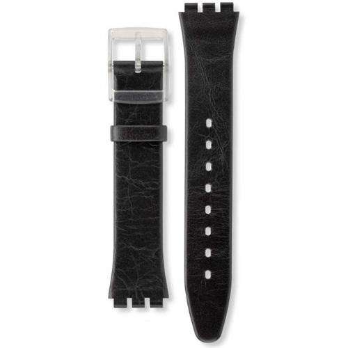 Authentic Swatch Watch Strap Skin Black 17mm for Swatch Marrow Of Life