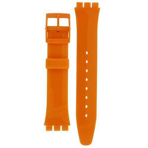Authentic Swatch Watch Strap Fresh Papaya Classic Orange Watch 17mm