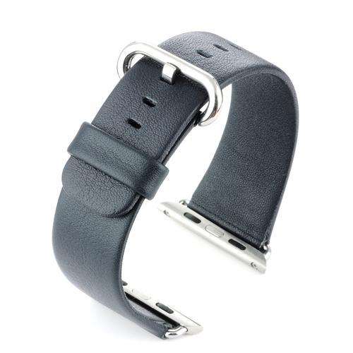 Apple iWatch Watch Strap Blue Leather 38mm and 42mm