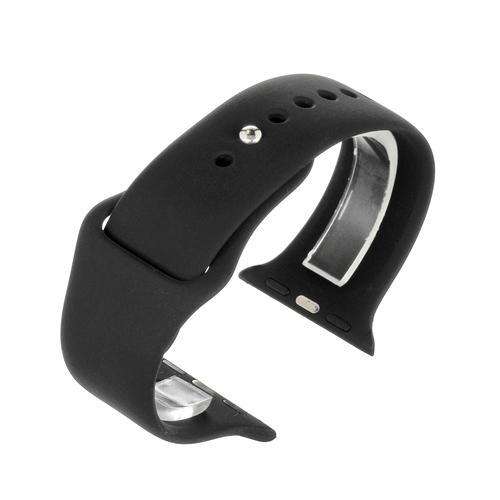 Apple iWatch Watch Strap Black Silicone Rubber 38mm and 42mm