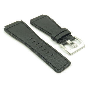 DASSARI Saffiano Cayenne Leather Watch Strap for Bell & Ross