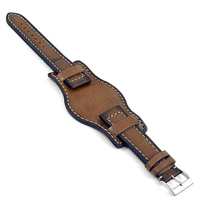 DASSARI Analogue Vintage Leather Bund Strap