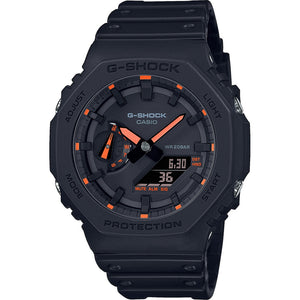 Casio Watch Model G-SHOCK Mod. OAK - Neon Orange Index 	GA-2100-1A4ER-0