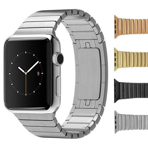Solid Stainless Steel Link Bracelet for Apple iWatch