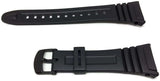 Authentic Casio Watch Strap for W-96H with Black Plastic Buckle