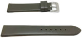 Calf Leather Watch Strap Grey with Chrome Buckle Sizes 12mm to 20mm