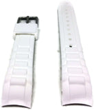 Ice Style Watch Strap White with Stainless Steel Buckle 17mm, 20mm and 22mm