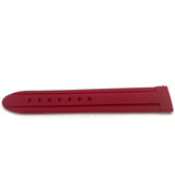 Sports and Leisure Rubber Watch Strap Red Heavy Grade Rubber