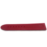 Sports and Leisure Rubber Watch Strap Red Heavy Grade Rubber