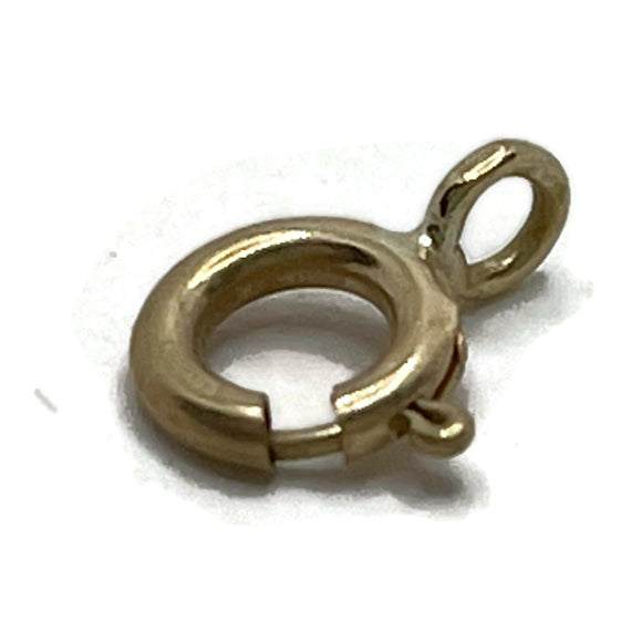 4.5mm Bolt Ring, 9ct Yellow Gold, (0.05g) Closed Loop