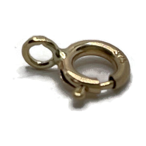 6mm Bolt Ring, 9ct Yellow Gold, (0.18g) Open Loop, Heavy Weight
