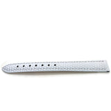 Genuine Lizard Watch Strap White Chrome Buckle Size 18mm and 20mm