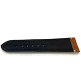 Crocodile Grain Calf Leather Watch Strap Tan  Premium Strap for Panerai 22mm to 24mm