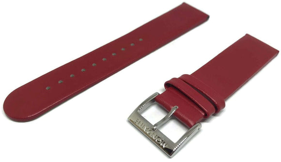 Authentic Mondaine Watch Strap Red Calf Leather 20mm FE1622030Q