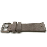 Grey Suede Watch Strap Premium Quality Size 18mm to 22mm