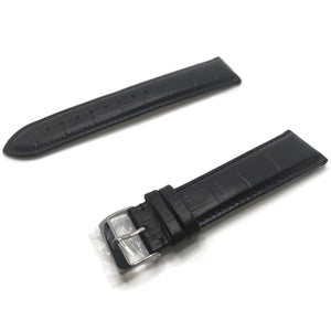 Authentic Hugo Boss Watch Strap Black Crocodile Grain 22mm HB841142184