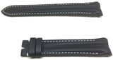 Authentic Omega Watch Strap 18mm Black Calf Ribbed 03297691064