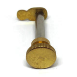 Clock Door Latch & Swivel Brass and Steel 10mm to 23mm