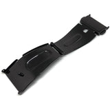 Watch Strap Clasp 3 Fold Sprung Release Black Sizes 10mm to 22mm
