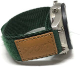 Velcro Watch Strap Green 20mm