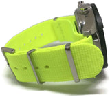  NATO Zulu G10 Style Watch Strap Neon Yellow
