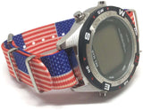 NATO Zulu G10 Style Watch Strap USA American Flag Pattern