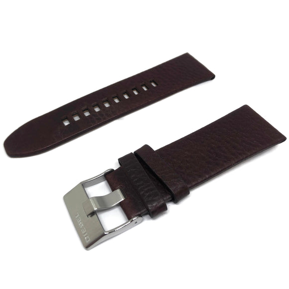 Authentic Diesel Leather Watch Strap Brown for DZ4290