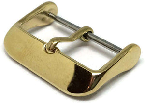 Watch Strap Buckle Gold Plated Size 10mm to 24mm