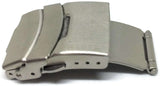Watch Strap Clasp 3 Fold Sprung Release Stainless Steel Safety Size 12mm to 22mm