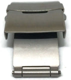 Watch Strap Clasp 3 Fold Sprung Release Stainless Steel Safety Size 12mm to 22mm