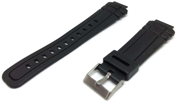 Casio Generic Watch Strap 16mm (23mm Overall Width) Stainless Steel Buckle