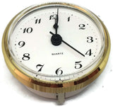 UTS Clock Movement Quartz Insertion Arabic Numerals Ø66mm White Dial German Made