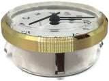 UTS Clock Movement Quartz Insertion Arabic Numerals Ø66mm White Dial German Made