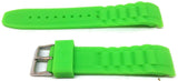 Authentic Ice Watch Strap Green with Stainless Steel Buckle Sizes 17mm, 20, and 22mm