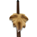 Cuckoo Clock Maple Leaf Pendulum Blonde Wood German Made