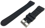 Diving Watch Strap 22mm (25mm Overall Width) Stainless Steel Buckle
